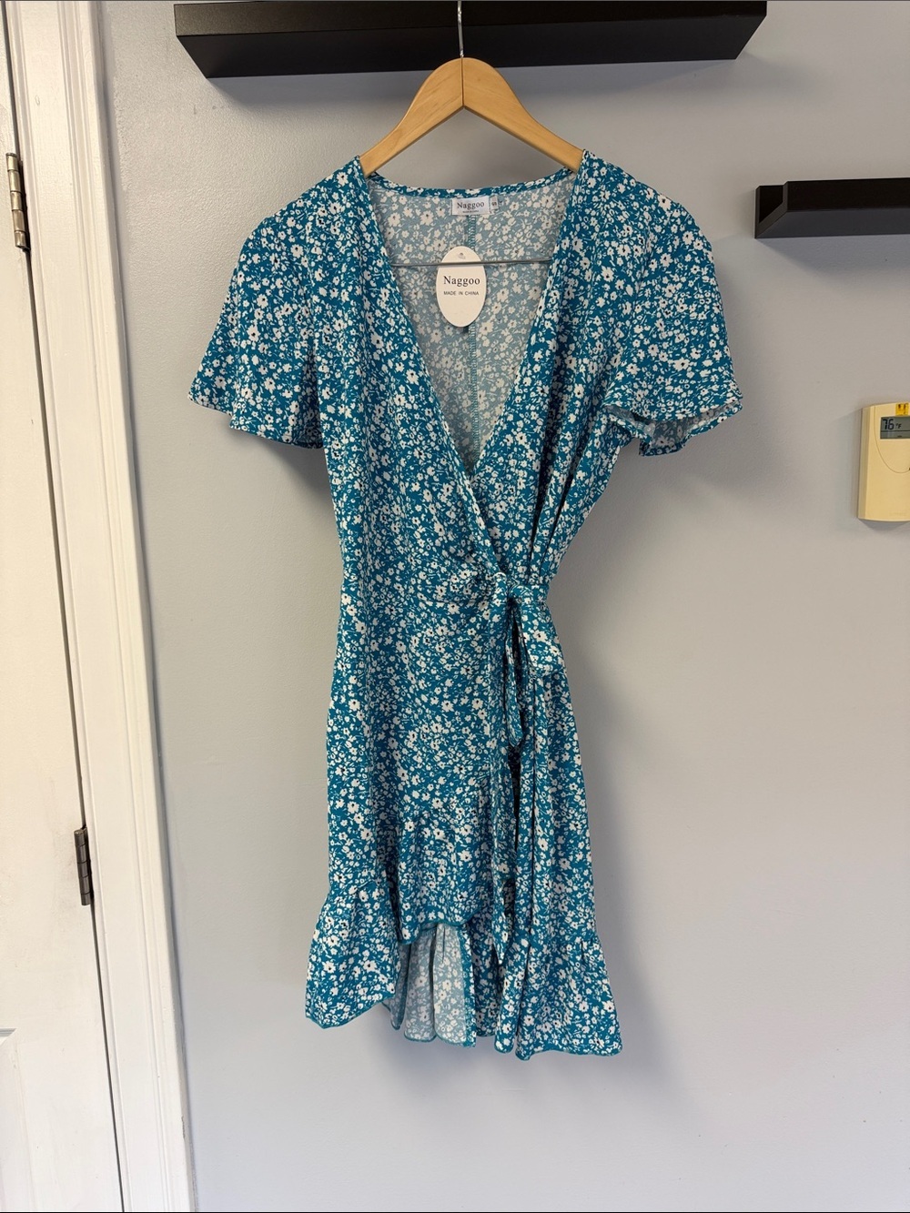 NWT Naggoo Floral Wrap Dress